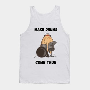 Hamster drums graphic Tank Top